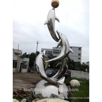 stainless steel outdoor custom statue animal statue